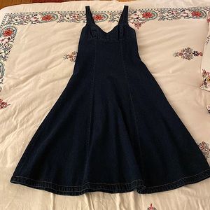 Anthropologie Denim Midi Dress